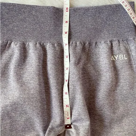 AYBL Pulse Seamless Purple Lilac Ombre Running Gym Workout Leggings Size Medium - Picture 10 of 12